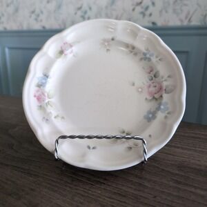 PFALTZGRAFF Tea Rose Plate SET of 2 RETIRED Vintage Lunch Salad Plate USA 7 3/8"